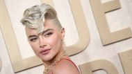 Florence Pugh at the 81st Annual Golden Globe Awards (Image via Golden Globes)